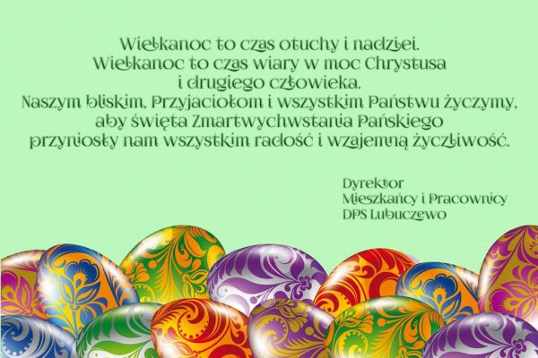 Życzenia wielkanocne.