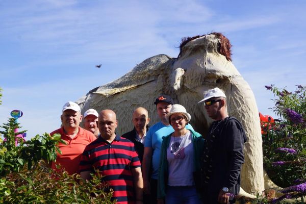 Mieszkańcy w Canpolu w Człuchowie.