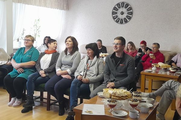 Spotkanie pracowników Domu z okazji Dnia Pracownika Socjalnego.