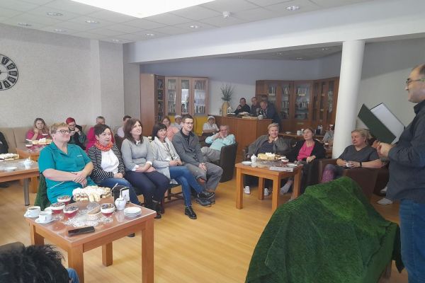 Spotkanie pracowników Domu z okazji Dnia Pracownika Socjalnego.