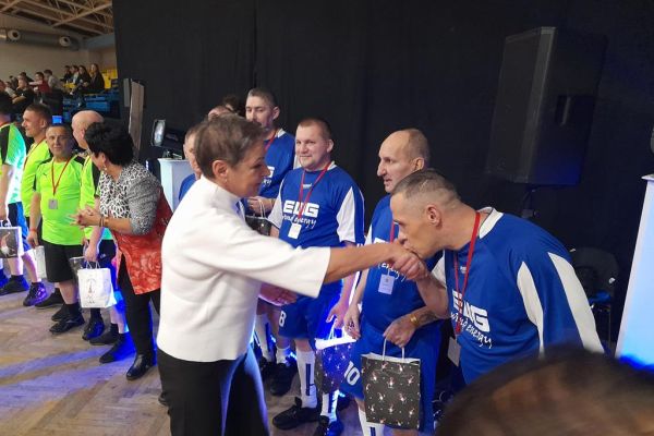 Mieszkańcy otrzymuja gratulacje od Pani Prezydent Słupska.