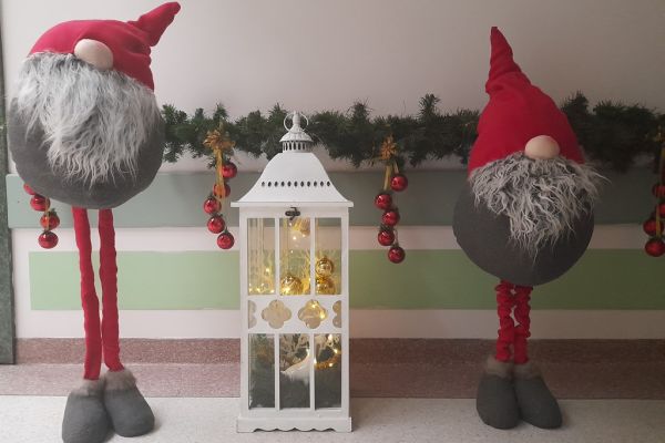 Boźonarodzeniowy wystój Domu - 2 skrzty i latarenka..