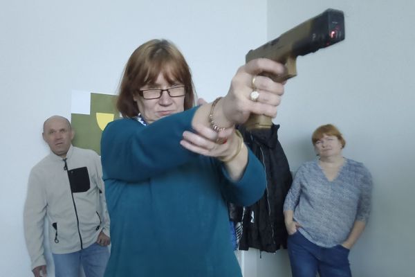 Mieszklanka strzela.