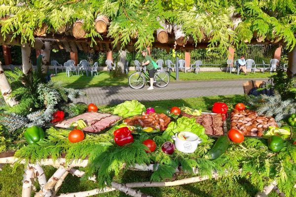 Paśnik, poczęstunek dla uczestników rajdu.