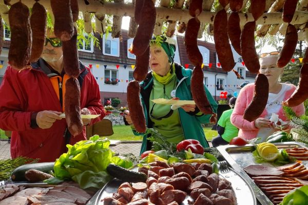 Paśnik, poczęstunek dla uczestników rajdu.